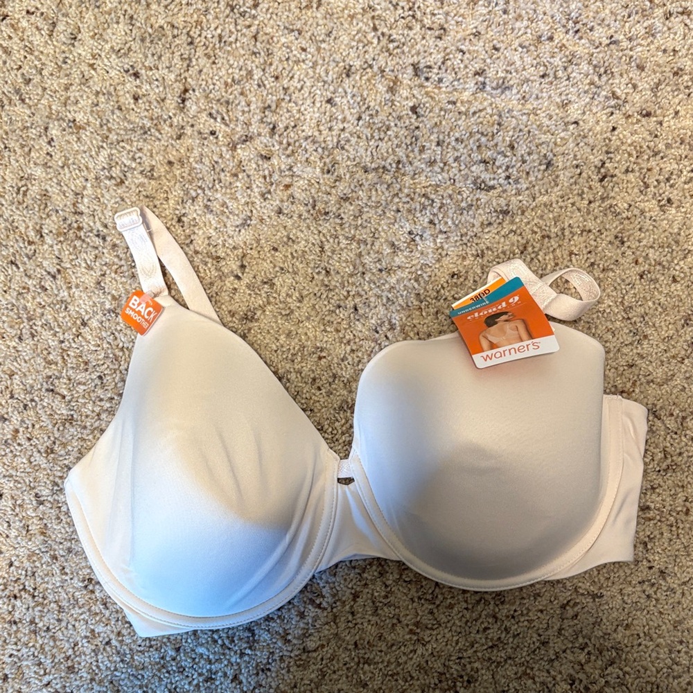 Warner's Cream Comfort Bra